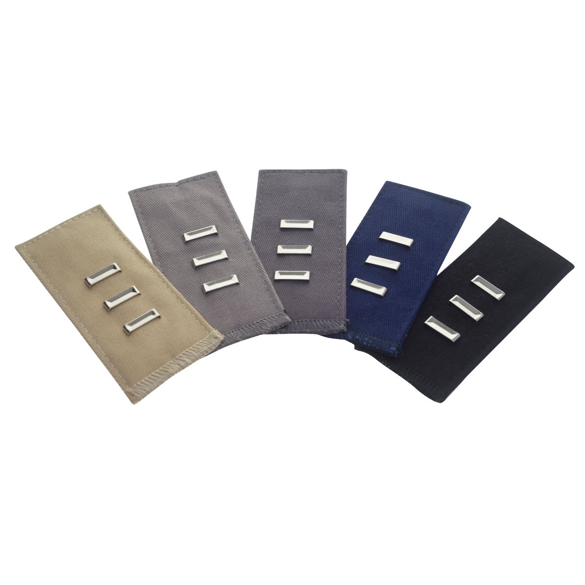 5PCS Pants Waist Extenders with Metal Hook Waistband Extender Set for Pants, Jeans, Trousers and Skirts - Image 3