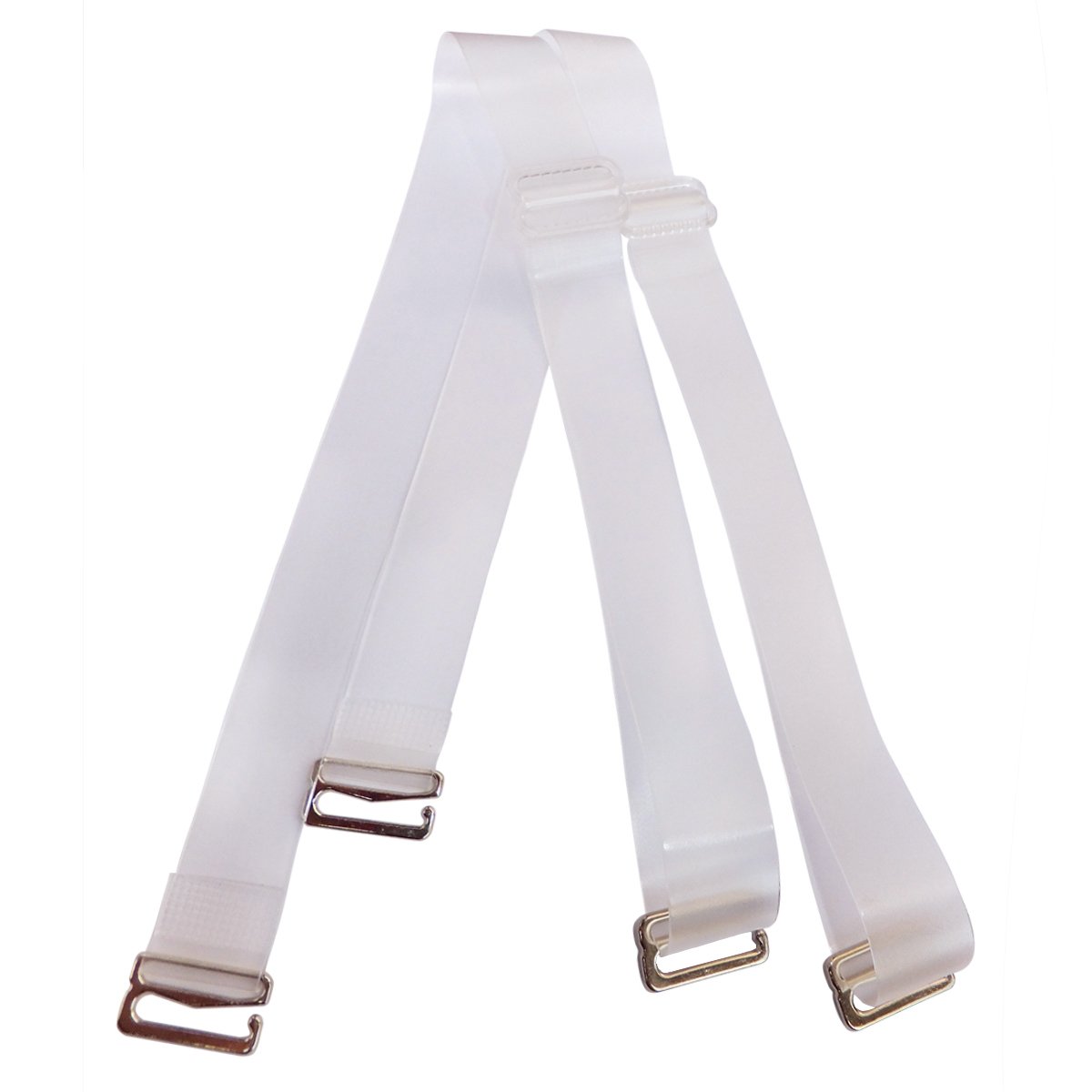 DoHope 3 Pairs Invisible Clear Replacement Bra Straps - Metal Hook Transparent Adjustable - Image 4