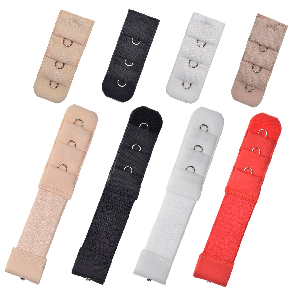 DoHope Women’s 1 Hook Bra Extenders Elastic Stretchy Bra Strap Extension