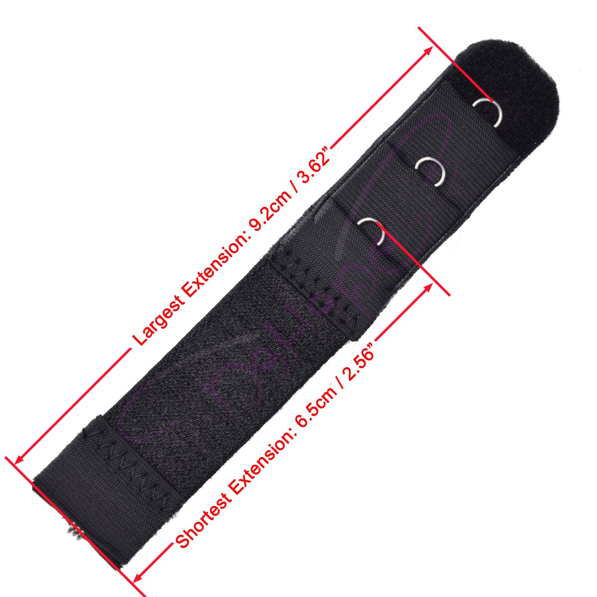 DoHope Women’s 1 Hook Bra Extenders Elastic Stretchy Bra Strap Extension - Image 2
